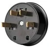Kištukas LIREGUS VŠ/EŠ 25-001 4X25A, juodos spalvos