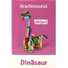 Trifox Blocks 35 el dinozauras iš blokelių blokelių vaikams dinozauras Dilophosaurus 0003