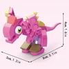Trifox Blocks 35 el dinozauras iš blokelių blokelių vaikams dinozauras Dilophosaurus 0003