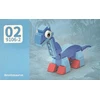 Trifox Blocks 35 el dinozaurų kaladėlių kaladėlės vaikams dinozauras Brontosaurus 0002