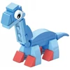 Trifox Blocks 35 el dinozaurų kaladėlių kaladėlės vaikams dinozauras Brontosaurus 0002
