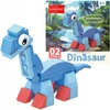 Trifox Blocks 35 el dinozaurų kaladėlių kaladėlės vaikams dinozauras Brontosaurus 0002