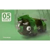 Trifox Blocks 45 el dinozauras iš blokelių blokelių vaikams dinozauras Triceratops 005