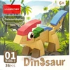 Trifox Blokai 36 el dinozauras iš blokelių blokeliai vaikams dinozauras Parasaurolophus 01