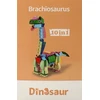 Trifox Blokai 43 el dinozauras iš blokelių kaladėlės vaikams dinozauras Stegosaurus 00008