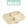 BEABA SILIKONINĖ DUGNU PRILIMPANTI 3 SKYRIŲ LĖKŠTĖ, CLAY