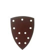 Trikampis šlifavimo lapelis, 100 x 150 mm, P80, 11 skylių