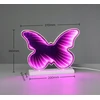 Trio Leuchten RL PAPILLON kinkiet motyl LED 2W rožinė-balta USB