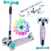 Triratė paspiriama transporto priemonė Kidwell Vento Kitty su Led ratukais