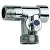 Trišakis skalbimo mašinos ventilis RR 260, 1/2"x 3/4"x 1/2", išor/išor/vid