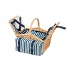 TRIVELLE pikniko krepšelis 4 asmenims su kilimėliu 40x28x20 cm HOMLA