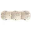 Trivietė dėžutė į gipso kartoną Liregus, 193,15x73,3x46,5mm, 850 °C, IP20, žalios sp.