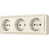 Trivietis kištukinis lizdas VILMA SL+250, dr. kaulo sp.