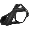 TRIXIE Premium touring petnešos, M 45-80cm/25mm, juodos