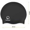 TSUNAMI PRO unisex plaukimo kepuraitė, juoda