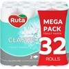 Tualetinis popierius Classic Ruta 32 rit./2sl./145lap. baltas