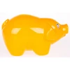Tupiko ŚWINKA SKARBONKA PLASTIK PIENIĄDZE MONETY PL ORANŽINĖ