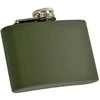 Turistinė gertuvė Mil Tec 110ml/9.5x2.3x7.8cm nerūd. plieno/žalia