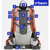 Turistinė kuprinė BEON 30L, raudona