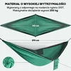 Turistinis hamakas su tinkleliu nuo uodų 270x140 cm
