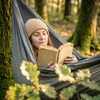 Turistinis sodo hamakas dvivietis sodui terasoje 260x145 cm Didelis