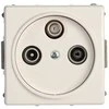 Antenos lizdas (TV+R+SAT) VILMA STANDARD ST 150 be rėmelio, galinis, baltas
