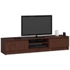 TV staliukas K160, ruda