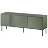 Halmar Cama Meble Cama RTV 3D TRESSE cabinet 150x40x55 matte žalias