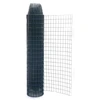 Tvoros tinklas, virintas, PVC, žalios sp., 100 x 75 x 2,2 mm x 0,8 x 25 m