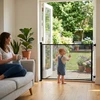 Twinky Stair Gate, Roll-up saugos vartai, 58 x 145 cm, juodi