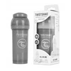 TwistShake buteliukas nuo pilvo dieglių 260ml, spenelis M 2m PASTEL Pilkas