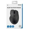 Tyli Bluetooth DELTACO pelė, 5 mygtukai, 600-1200 DPI, juoda / MS-906