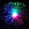 UFO FIBER OPTIC LAMP keičiasi LED spalvas
