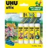 UHU MARIOKART klijų lazdelė, 21 g + 2 x 8,2 g, lizdinė plokštelė