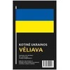Ukrainos vėliava, 100x170 cm, kotinė, su kišene ir raišteliais