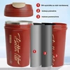 Ultrixe Terminis puodelis kavai ar arbatai automobiliui, nepralaidus, neslidus, 520 ml