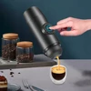Unbranded Nešiojamas Espresso kavos aparatas, tinka kavos kapsulėms, karšto ekstrahavimo, juodos spalvos