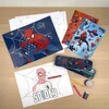 Undercover Spiderman mokyklinių reikmenų rinkinys su spalvinimo knygelėmis