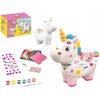 UNICORN PIGGY BANK STOVĖLIS VAIKAMS KŪRYBINIAI FIGŪRŲ DAŽŲ lipdukai
