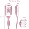 UNISEX CURL PLAUKŲ ŠEPEČETIS lenktas VĖDINIMAS DRĖGAS DRY