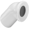 Ani_Plast Unitazo alkūnė Ani Plast W4220, 45°, Ø 110/141 mm, balta