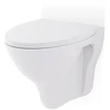 WC dangtis Cersanit, City Oval Slim, lėtai nusileidžia