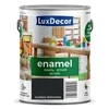 Akriliniai emaliniai dažai LUXDECOR, blizgūs, juodojo deimanto, 750 ml