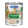 Universali akrilinė emalė LuxDecor 0,75 l smėlio audros spalvos, blizgus, skiedžiamas vandeniu