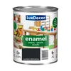 Universali akrilinė emalė LuxDecor, 2,5 l Juodasis deimantas, blizgus, vandens pagrindu