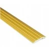 Universali aliumininė grindų juostelė CS1 A2, aukso sp., 37 mm pločio, 93 cm ilgio