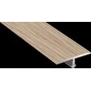 Universali aliumininė grindų juostelė CS22 CS4, LINGBURG ąžuolo spl., 22 mm pločio, 186 cm ilgio