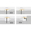 Universali aliumininė grindų juostelė CS30 CS25, SNOW ąžuolo spl., 30 mm pločio, 93 cm ilgio