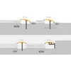 Universali aliumininė grindų juostelė CS30 CS65, NOBLE ąžuolo spl., 30 mm pločio, 93 cm ilgio