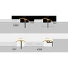 Universali aliumininė grindų juostelė CS37 CS40, Baltas MAT ąžuolo spl., 37 mm pločio, 93 cm ilgio